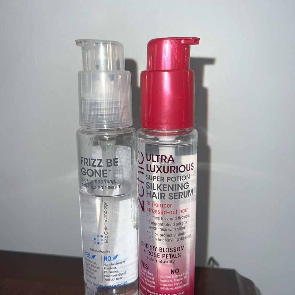 Giovanni Frizz Be Gone and Super Potion Luxurious Hair Serums